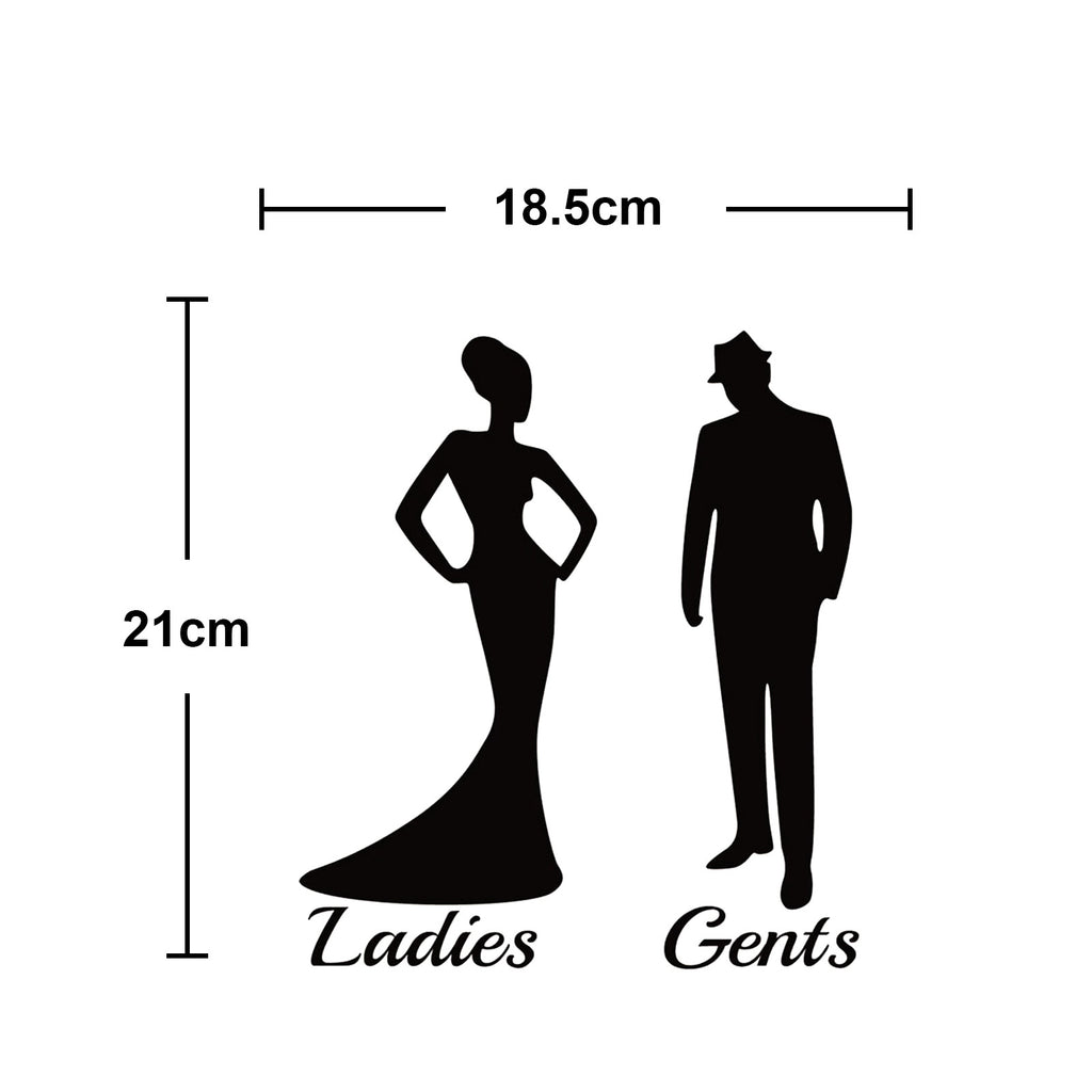 Home Bathroom Decor Wall Stickers Art Stickers Creative Home Decor Bathroom Cute Door Stickers