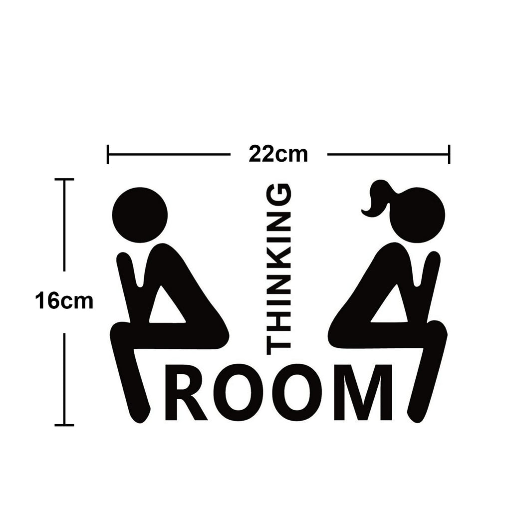 Home Bathroom Decor Wall Stickers Art Stickers Creative Home Decor Bathroom Cute Door Stickers