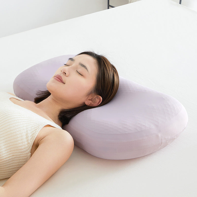 Cooling TPE Honeycomb Cervical Pillow - Dual Season Neck Support Cushion for Adults