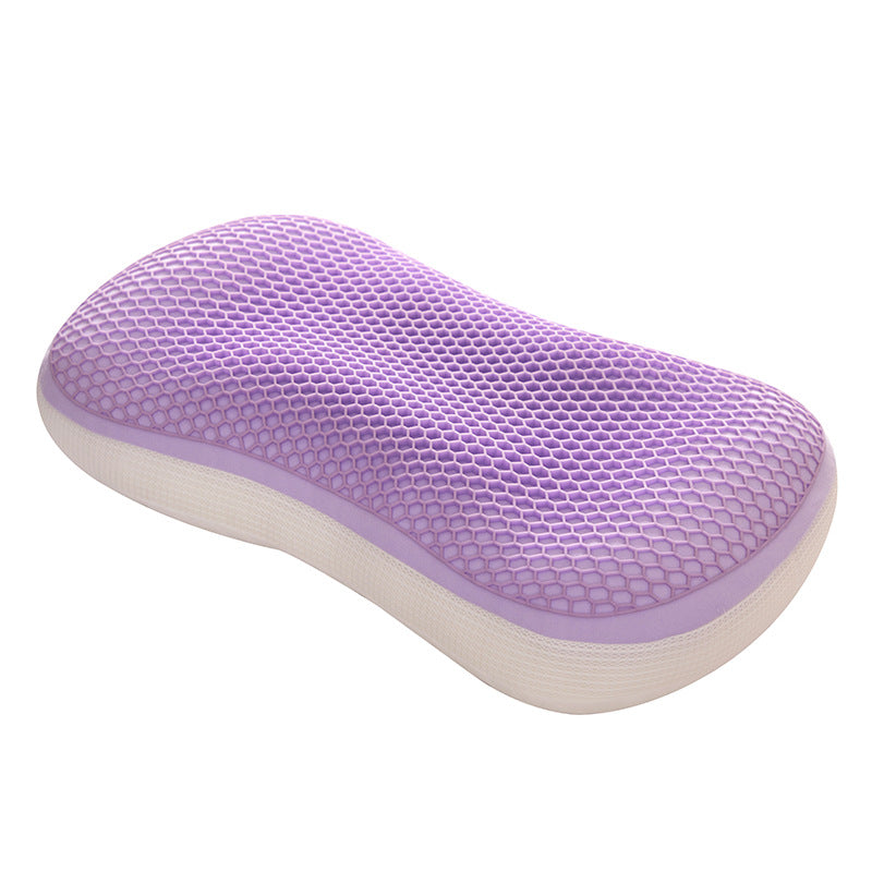 Cooling TPE Honeycomb Cervical Pillow - Dual Season Neck Support Cushion for Adults